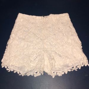 Hollister lace shorts